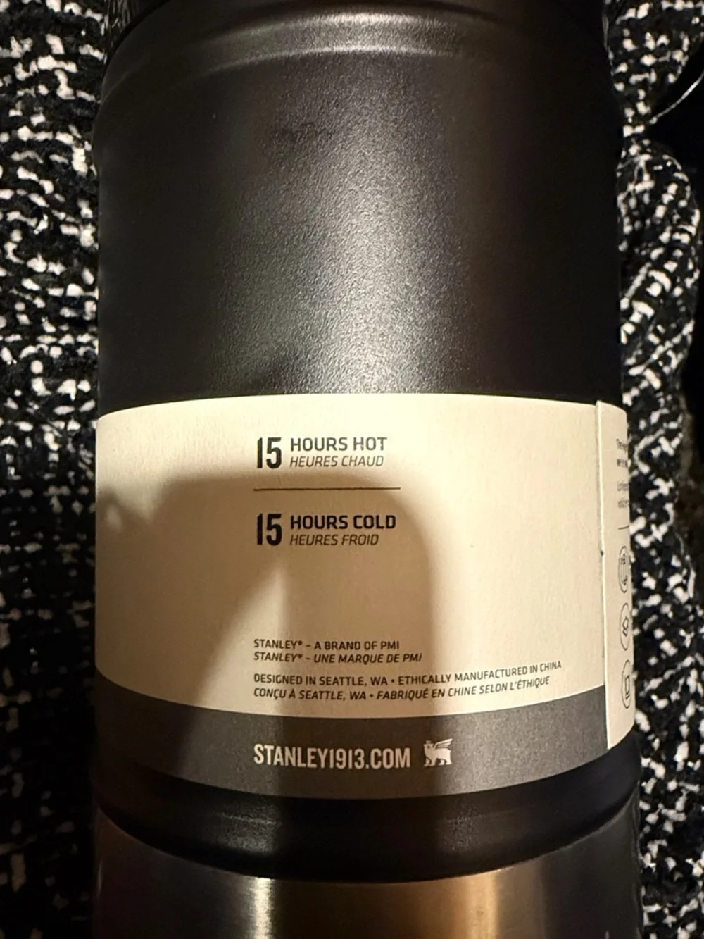 Stanley Classic Food Jar in Matte Black with Stainless Accents new 24 oz - Picture 2 of 8